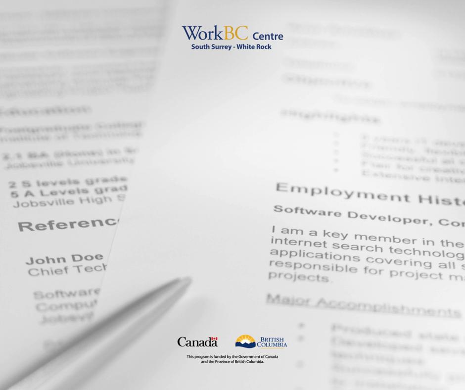 Work BC South Surrey-White Rock