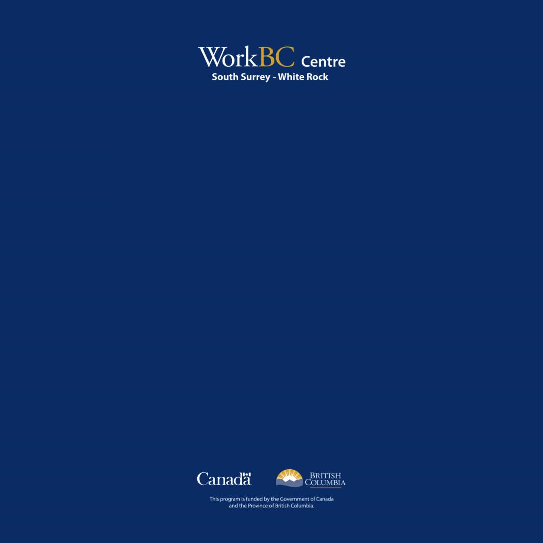 Work BC South Surrey-White Rock