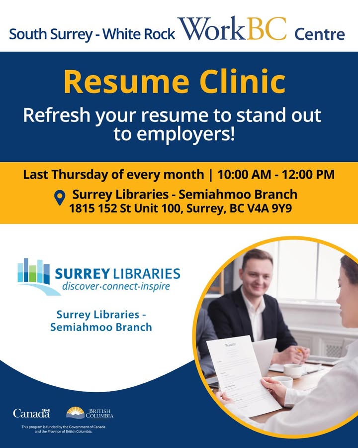 Work BC South Surrey-White Rock